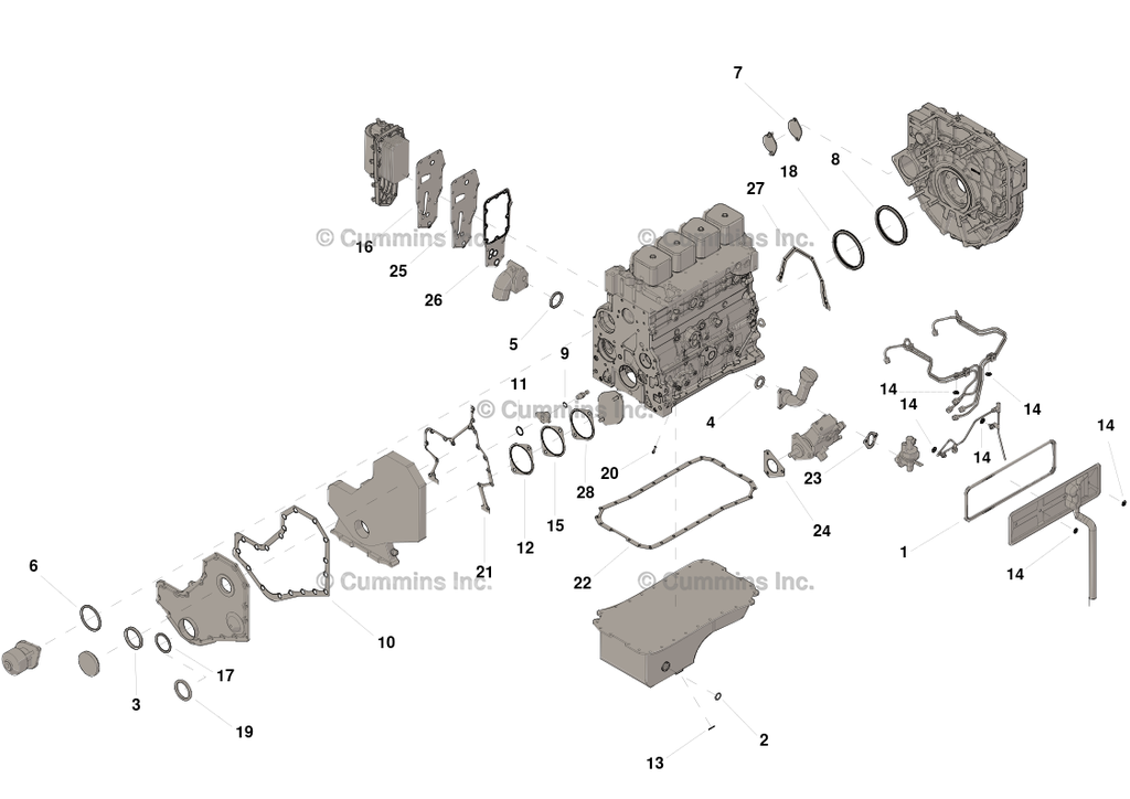 JUEGO DE JUNTAS INFERIOR 4B