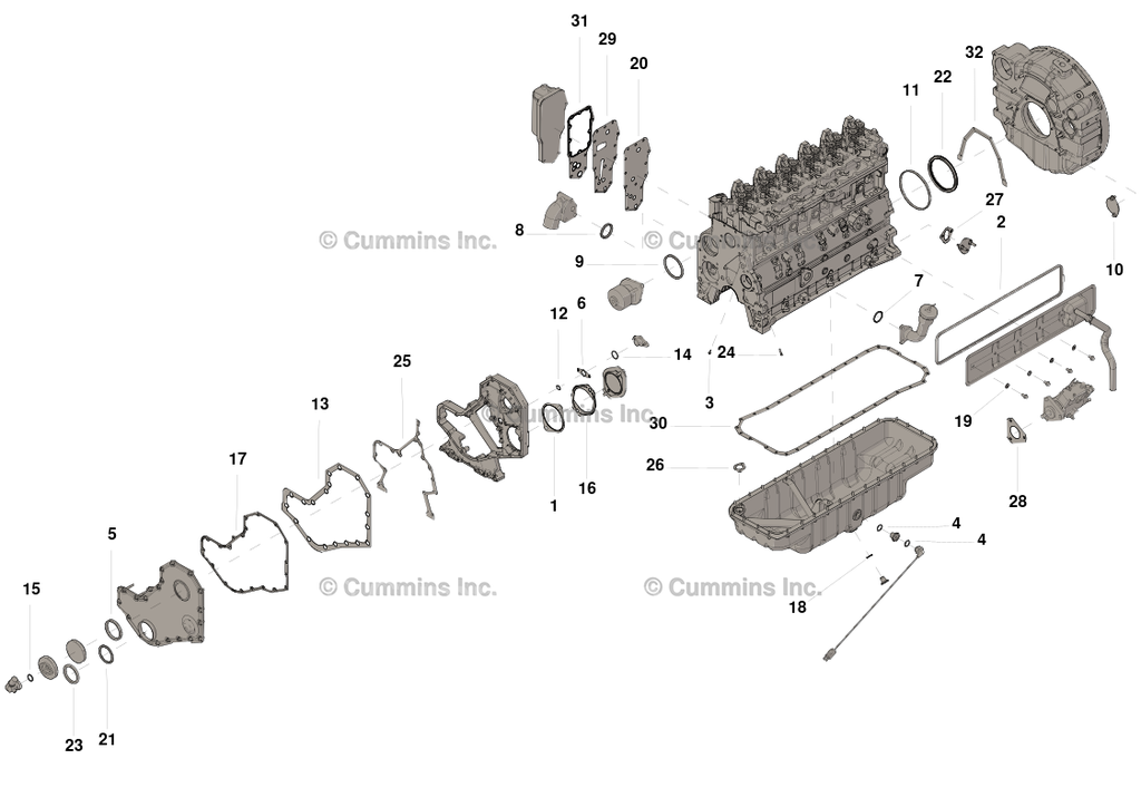 JUEGO DE JUNTAS INFERIOR 6B