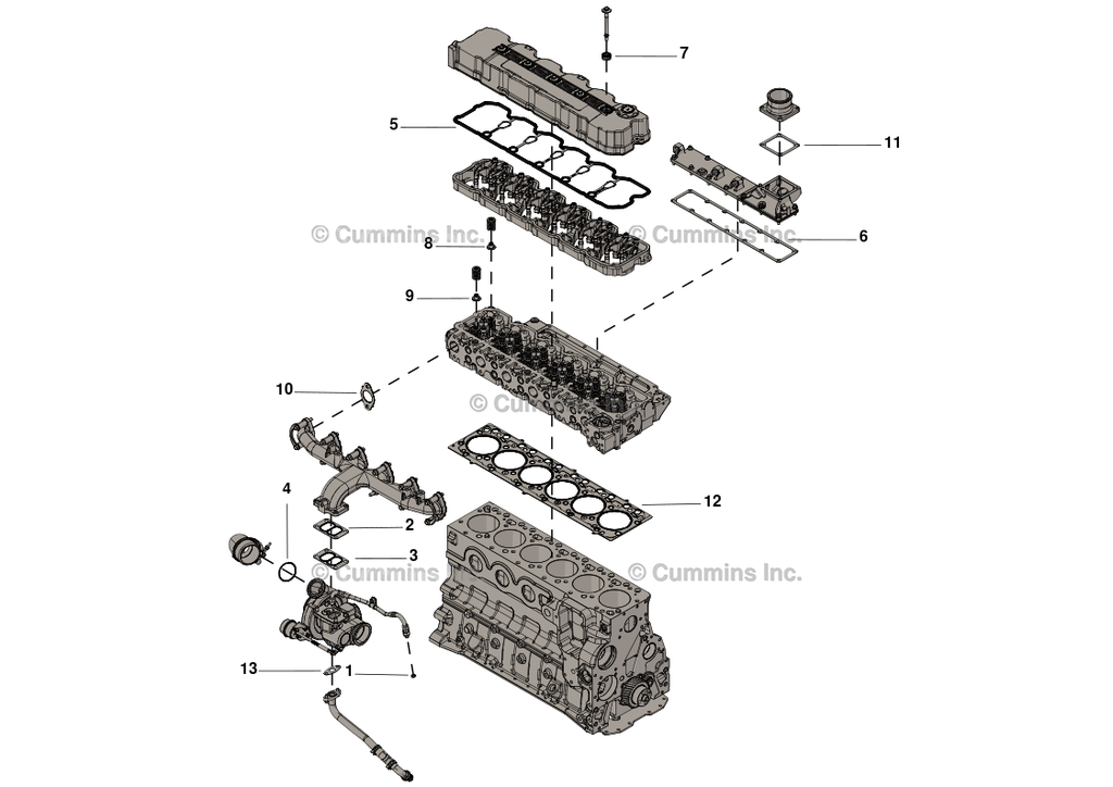 JUEGO DE JUNTAS SUPERIOR QSB 5.9