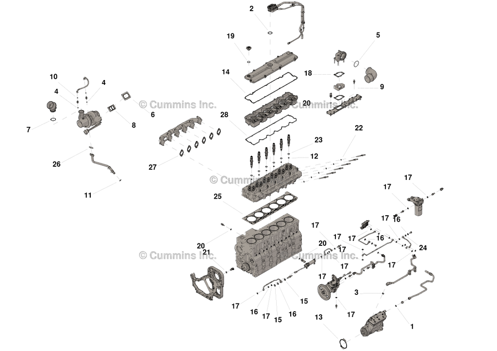 JUEGO DE JUNTAS SUPERIOR ISC/QSC (4089758)