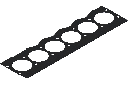 JUNTA TAPA DE CILINDROS 1.25MM ISB