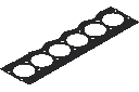 JUNTA TAPA DE CILINDROS 1.25MM ISB