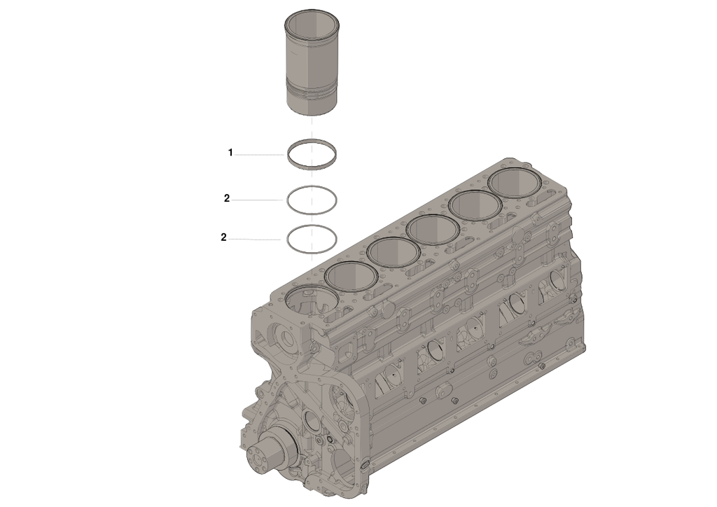KIT DE SELLOS DE CAMISA DE CILINDROS N