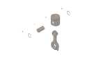 KIT PISTON ISG12 1/3/5 ALUMINIO