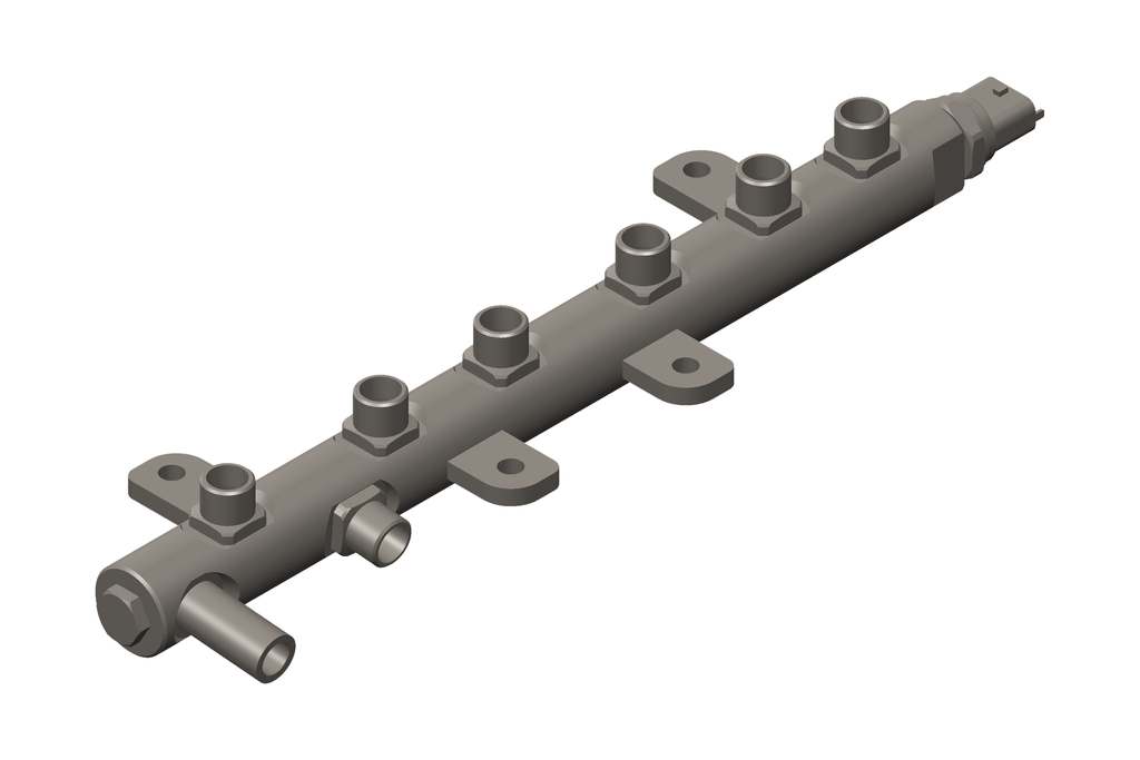 RIEL MULTIPLE DE COMBUSTIBLE QSB 6.7 COMPLETO