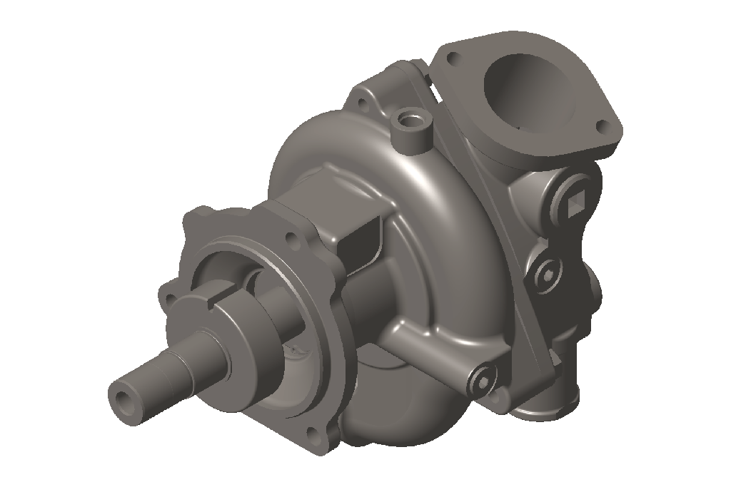 BOMBA DE AGUA EJE LARGO M