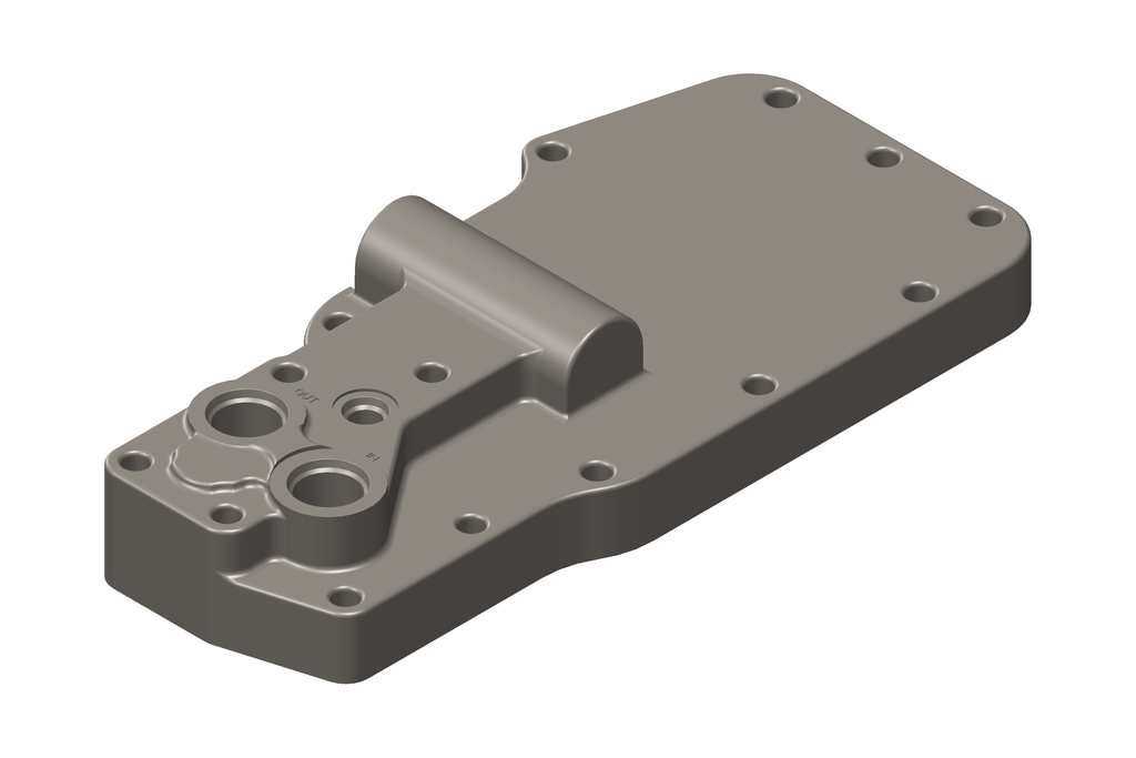 CARCASA DE ENFRIADOR DE ACEITE QSB REMOTO