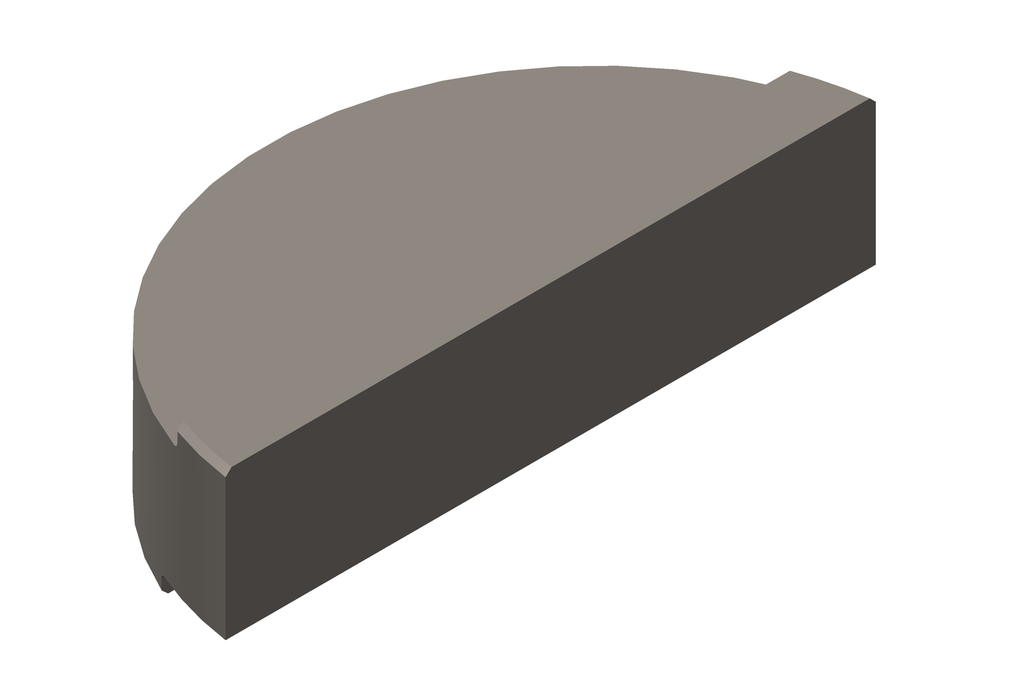 CHAVETA - 0.110 MM AMOUNT OF OFFSET - 0 DEG. 15" ANGLE OF OFFSET