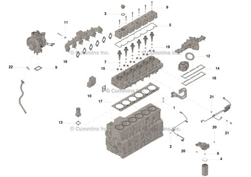 [380074800] JUEGO DE JUNTA SUPERIOR C8.3 + 0.50 MM