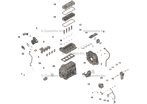 [530647300] JUEGO DE JUNTAS SUPERIOR ISB 4 (4955356)