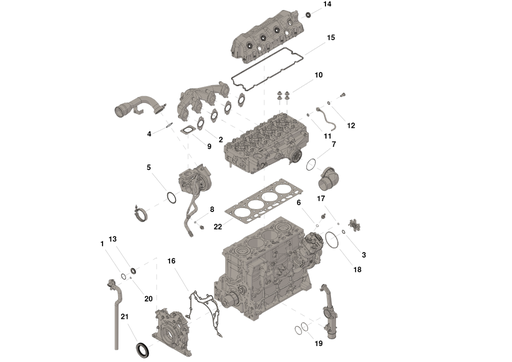 [529010700] JUEGO DE JUNTAS SUPERIOR ISF 3.8