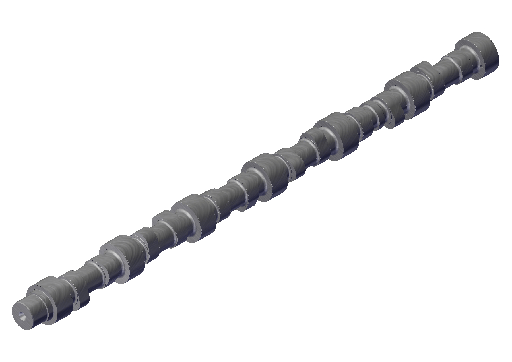 [335659300] KIT ARBOL DE LEVAS C8.3 FUNDICIÓN (ARBOL+12 BOTADORES)