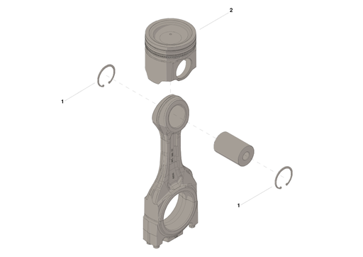 [547304200] KIT DE PISTON NT855 STC