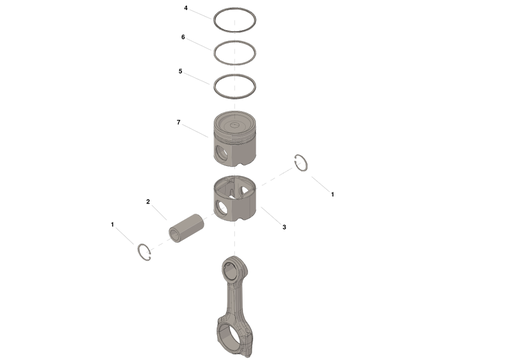 [408996300] KIT PISTÓN QSL9 CASE 7088