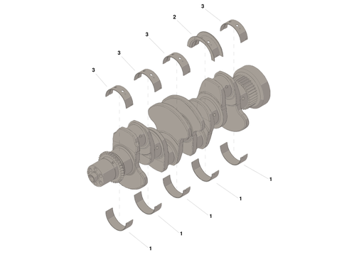 [430912100] SET COJINETE DE BANCADA ISF2.8
