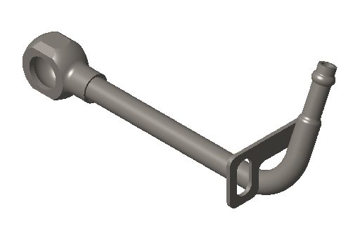 [544454200] TUBO DE AIRE COMPRESOR ISB 6.7 SCANIA