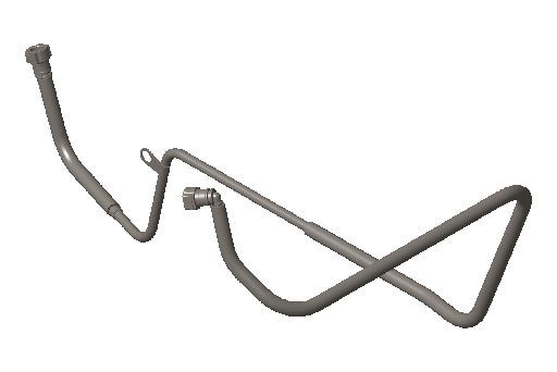 [525913900] TUBO DE AGUA SALIDA COMPRESOR LARGO ISB