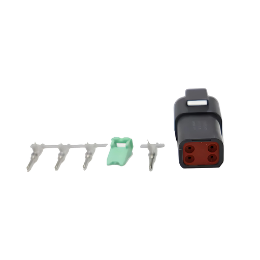 [904.2545] CONECTOR 4 CONTACTOS MACHO DEUTSCH 