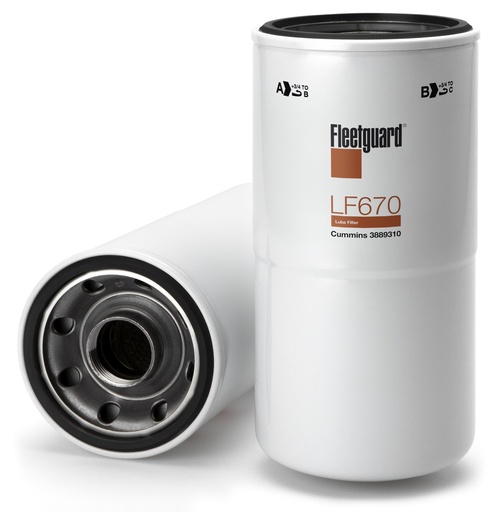 [LF670] FILTRO DE ACEITE FLEETGUARD C825